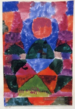 Ein Druck von Tegernsee Paul Klee Ölgemälde